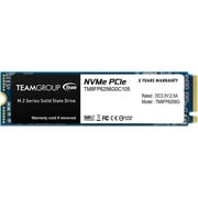 Team Group  MP33 M.2 2280 256GB PCIe 3.0 x4 with NVMe 1.3 3D NAND Internal Solid State Drive - Black - 256GB