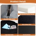 thumbnail image 6 of KSIIA Dog Car Seats for Small Dogs, Portable Dog Booster Car Seat with Safe Buckles,Pets Up to 25lbs ,Grey, 6 of 7