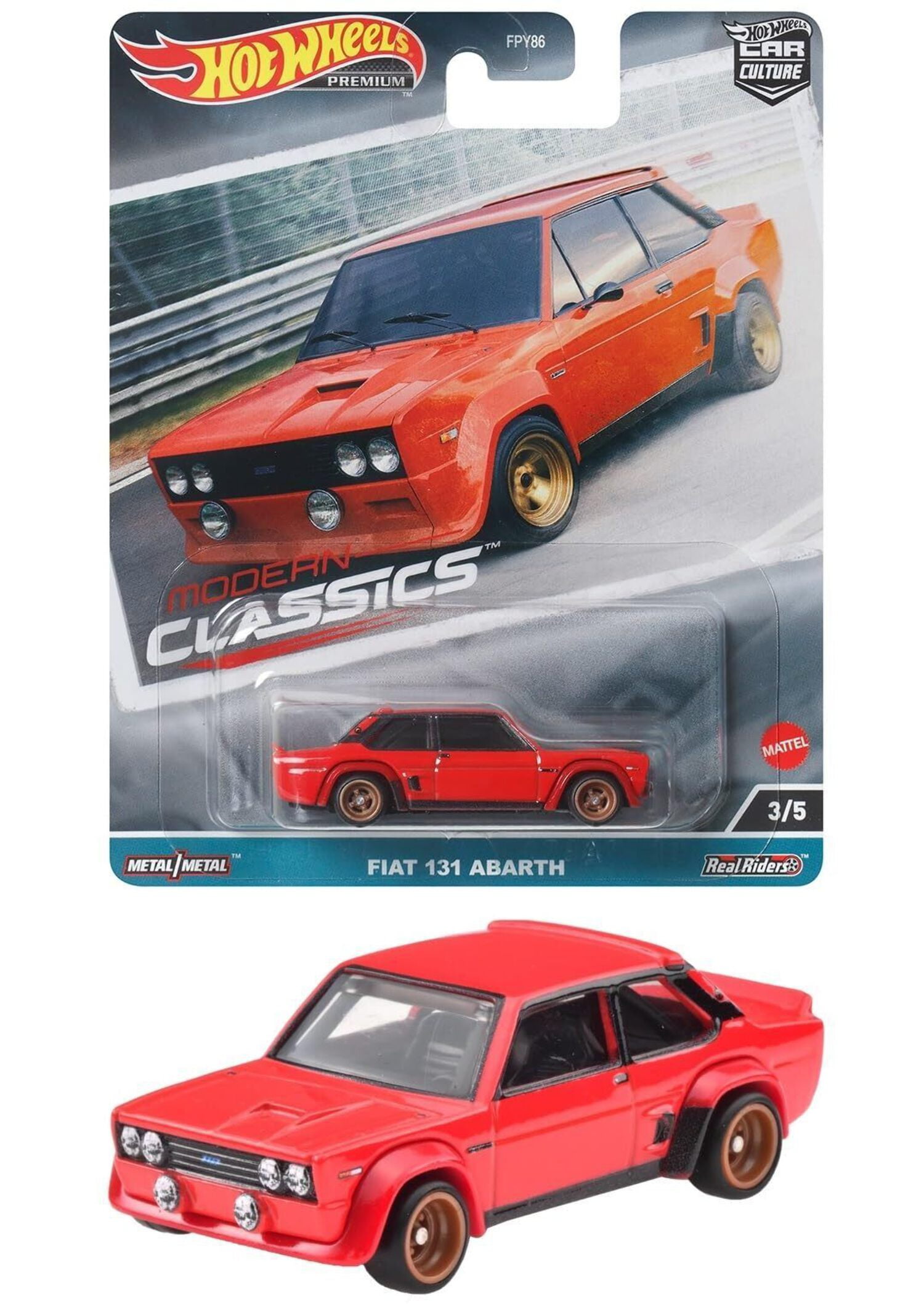 2023 Hot Wheels Premium Car Culture Fiat 131 Abarth Modern