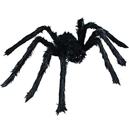 6 Halloween Spider Decorations, Realistic Hairy Spiders Set, Giant Scary Spider Props for Yard, Indoor and Outdoor Creepy Decor, Home Party Decorations (36†30†24†18†18†12â€)