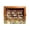 Brown, variant on Vintage Miniature Bookshelf Shake Away Your Anxiety, Mini Book Display Case Cabinet with Floral Print, Creative Wooden Mini Bookshelf Shake Anxiety Stress Reliever Funny Gifts for Book Lovers (White)