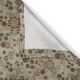 thumbnail image 5 of Ambesonne Grunge Grommet Curtain, Swirls Curves and Dots, 50" x 120", Tan Redwood Pale Brown, 5 of 6