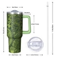 thumbnail image 3 of Paisley 40 oz Tumbler with Spill Proof Lid 40 oz Paisley Theme Tumbler with Handle Straw Double Insulated Thanksgiving Gifts Paisley Men Women Travel Must Haves, 3 of 5
