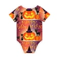 thumbnail image 2 of Daiia Halloween Printed Unisex-Baby Short Sleeve Onesies Bodysuits Baby Climbing Clothes Soft and Comfortable Romper with Expandable Shoulder Design-9M, 2 of 8