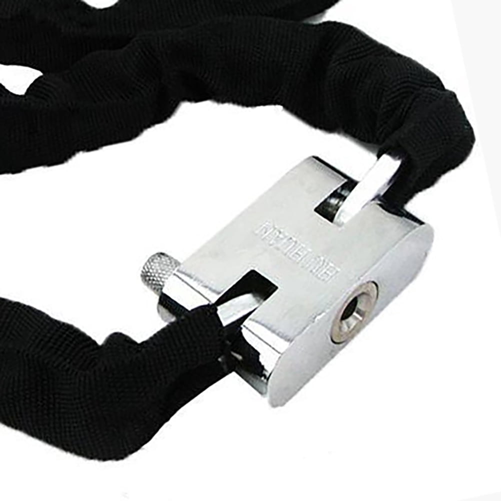 Bike Lock for Mountain Bike with Heavy Duty Manganese Steel Chain Anti-Theft Security Lock 120cm