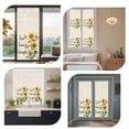 thumbnail image 7 of Live Love Laugh Window Privacy Film Sunflower Butterfly Rustic Watercolor Floral Decorative Glass Window Film UV Blocking Static Cling Non-Adhesive Sticker Covering for Home Door 35.4x78.7 inches, 7 of 7