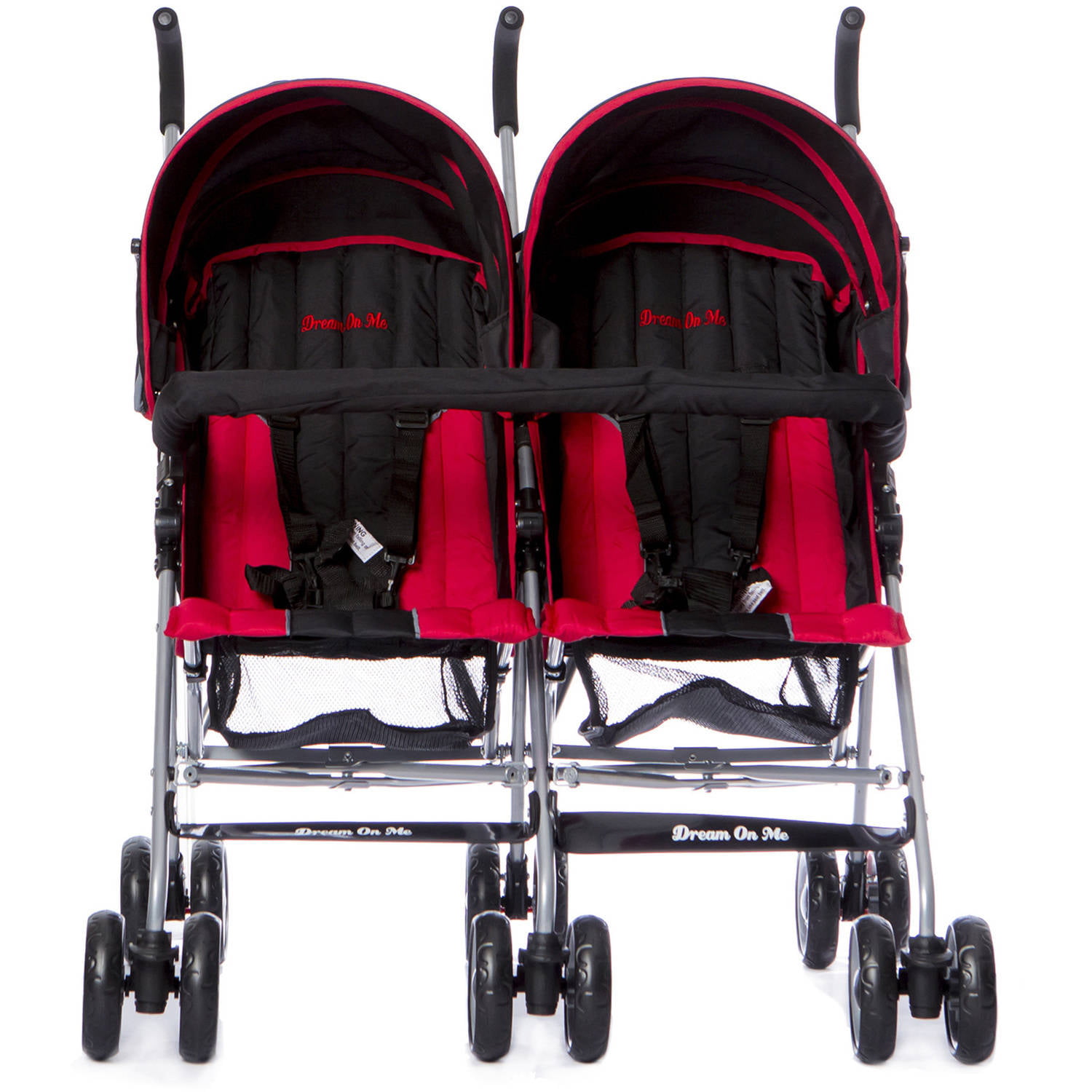 Dream On Me Double Twin Stroller, Pink 