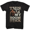 thumbnail image 3 of Army Of Darkness MY BOOMSTICK-Front Print-Black Adult Short Sleeves T-Shirt 2XL, 3 of 3