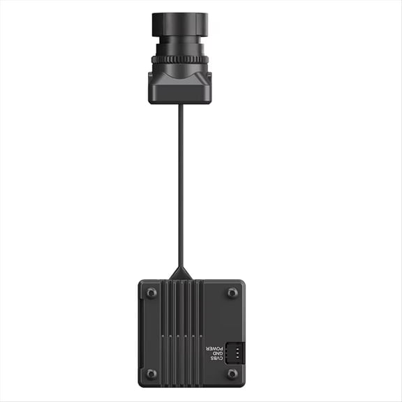 Cámara Analógica con AI BOX, Zoom Digital 3x, 1500 Líneas de TV, Campo de Visión (FOV) de 131,6°, 1920 X 1080P, Cámara FPV A Color para Dron RC FPV.