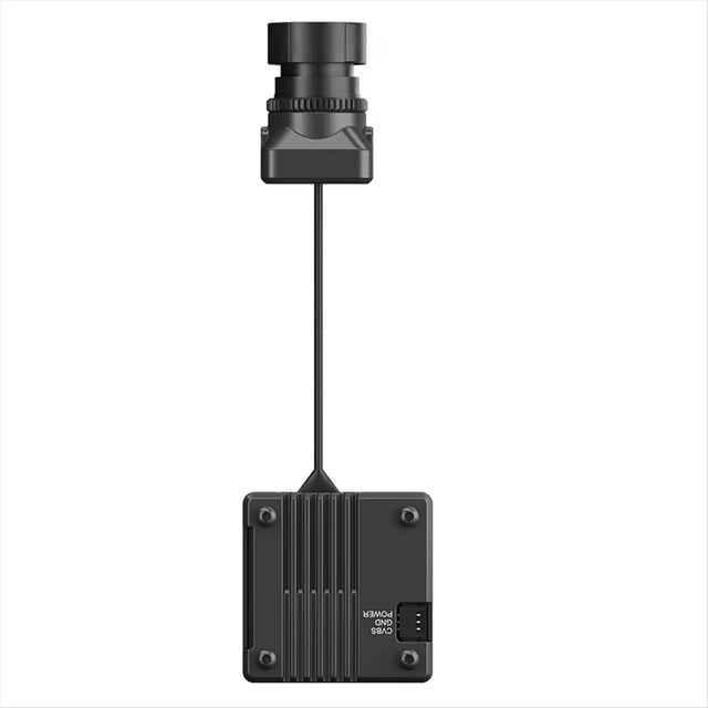Cámara Analógica con AI BOX, Zoom Digital 3x, 1500 Líneas de TV, Campo de Visión (FOV) de 131,6°, 1920 X 1080P, Cámara FPV A Color para Dron RC FPV.