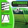 thumbnail image 4 of RUNBOW 6x4 ft Portable Kids Soccer Goal, Backyard Practice Net with Carry Bag, 4 of 8