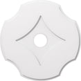 thumbnail image 1 of Ekena Millwork CMP24PL-04000 24 in. OD x 4 in. ID Square Percival Architectural Grade PVC Contemporary Ceiling Medallion, 1 of 1