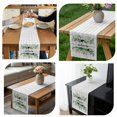 thumbnail image 6 of Table Runner Eucalyptus Leaves Table Runners Grey Buffalo Plaid Welcome Cotton Linen Dresser Scarf Kitchen Dining Table Decor for Home Dinner Party Decor 13x36 Inch, 6 of 9