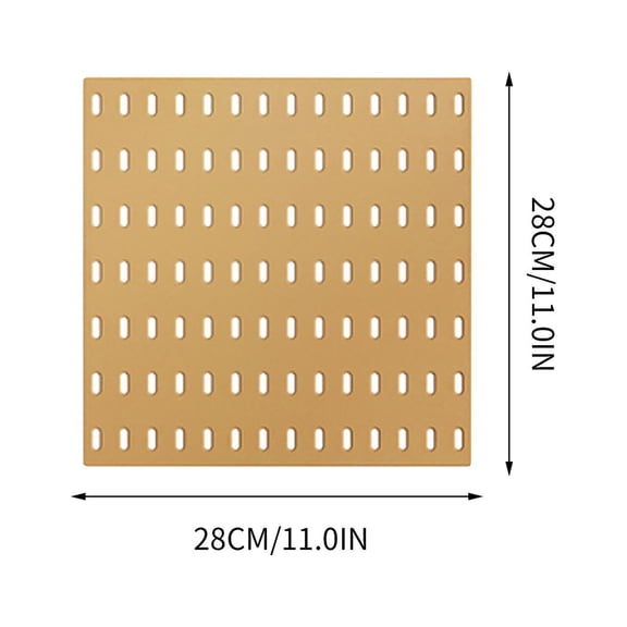 Qholemyo Cavity Panel Wall Display Decoration Perforation- Tabletop Kitchen Household Storage Plastic Can Be Combined Shelving Wall Mount 1 tablet
