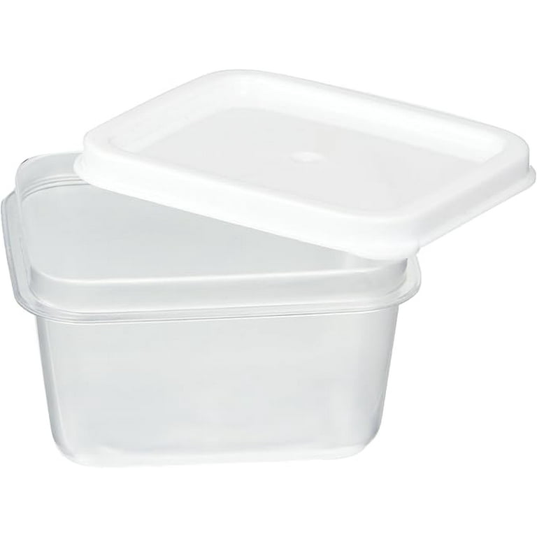 Sure Fresh Mini Square Food Storage Containers With Lids, 2.3 Oz, Pack Of 10