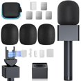 thumbnail image 1 of Manija de micrófono portátil GAHOGA para DJI Rode Wireless GO con 3 filtros antipop, 1 of 7
