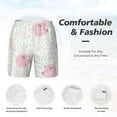 thumbnail image 4 of Kdxio Cute Pigs Print Men'S Swim Trunks With Compression Liner 7 Inch Inseam Quick Dry Swim Shorts, 4 of 7