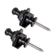 thumbnail image 2 of 2 piezas de clavijas de extremo de botón de correa de guitarra antideslizantes de metal de cabeza redonda Kit de accesorios para instrumentos, 2 of 10