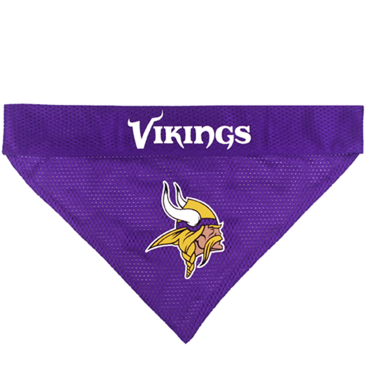 Pets First NFL Minnesota Vikings Dog Bandana - Licensed, Reversible Pet Bandana - 2 sided Bandana