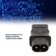 thumbnail image 4 of C8 Masculino A C9 Adaptador Femenino, Retardante de la Llama IEC320 C8 A C9 Adaptador de conversión 250V 6A 1500W Transmisión Estable Para La Fuente de Alimentación PDU, 4 of 7