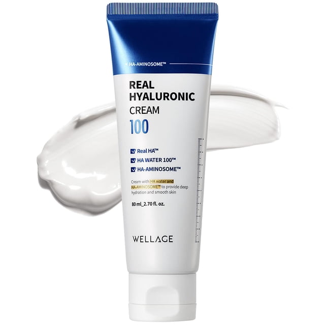 Crema hidratante WELLAGE Real Hyaluronic de 80 ml con ceramida