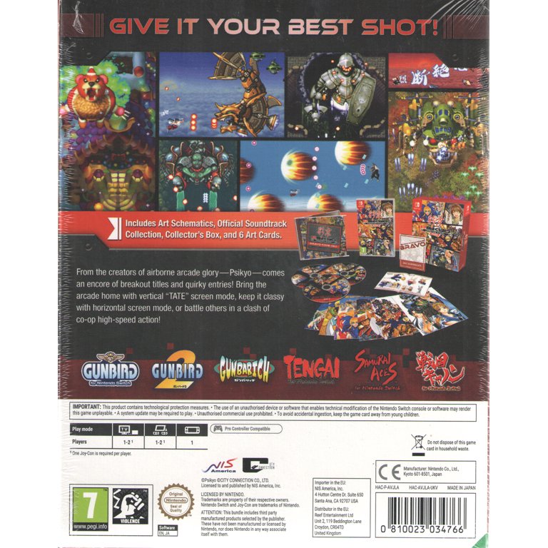 Psikyo Shooting Stars Bravo Limited Edition for Nintendo Switch
