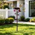 thumbnail image 1 of Bain d'Oiseaux Extérieur avec Support à 5 Broches, Bol en Métal et Plastique, Oiseaux Multicolores Réalistes, Résistant à la Rouille pour Jardin et Patio Balcony, Comprend 1 Bain, 1 of 6