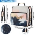 thumbnail image 2 of FORMRS Zipper Binder with Shoulder Strap 2-inch Ring 500 Sheet Capacity File Bag, Abstract Landscape, 2 of 5