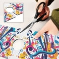 thumbnail image 6 of Yayeee Faucet Mat for Kitchen Sink 14.7" Diatomite Long Splash Guard Pad, Musical Pattern, 6 of 7