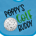 thumbnail image 4 of Inktastic Poppy's Golf Buddy with Golf Ball Boys or Girls Baby Bib, 4 of 4