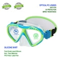 thumbnail image 4 of Gafas de natación Ruigao para niños de 4 a 7 años con correa de tela sin PVC, 4 of 9