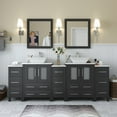 thumbnail image 1 of Vanity Art 84 in. W Double Sink Bathroom Vanity with Engineered Marble Top and Two Free Mirror, 1 of 10