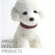 thumbnail image 3 of Collar de perro de cuero tapizado de lujo clásico básico - Cerradura de latón resistente a la oxidación para mascotas grandes y medianas Adepaton Correas y Collares para Perros, 3 of 5