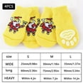 thumbnail image 1 of 4PCS Pet Paw Protection Dog Socks For Pet Dog Small Cat Non-slip Pet Socks Christmas Gift Pattern, 1 of 5