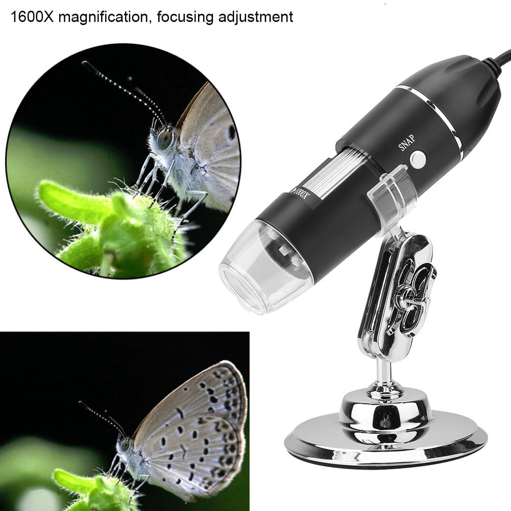 Yosoo LED Microscope 50X-500X 0.3MP USB Magnifier for Computer with Holder, LED Magnifier, Computer Magnifier