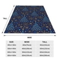 thumbnail image 3 of Balery Christmas Tree Manta de Felpa Suave y Acogedora – Cobija de Franela Aterciopelada para Cama, Lavable y Cálida para Sofá, Mascotas, Transpirable-50"x40", 3 of 7
