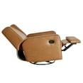 thumbnail image 6 of Relax A Lounger Easton Modern Swivel Recliner, Carmel Faux Leather, 6 of 14