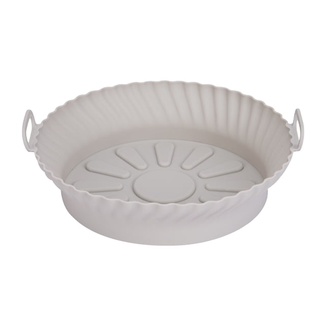 Moule en Silicone Réutilisable pour Friteuse à Air, Tapis en Silicone pour Friteuse à Air, Doublure pour Friteuse à Air 8,5 Pouces