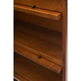 thumbnail image 2 of Crafters and Weavers Arts and Crafts 37" Wood Barrister Bookcase, Brown, 2 of 6