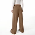 thumbnail image 6 of Nekdswn Girls Wide Leg Sweatpants Bow Print Baggy Athletic Pants with Pockets Teen Grils Fleece Lined Drawstring Waist Sweat Pants, 6 of 8