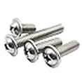 thumbnail image 2 of M5 x 6mm Phillips Tête de Laveuse en Acier Inoxydable Lot de 50 Pcs, 2 of 4
