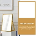 thumbnail image 3 of Shisuyan Creative Makeup Mirror Creative Wood Table Mirror Bedroom Mirror Light Yellow, 3 of 9