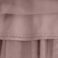 thumbnail image 5 of Ahabrexf High Waisted Pleated Skirt for Women A-Line Mid-Length Mesh Lace Patchwork Design, 5 of 6
