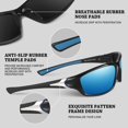thumbnail image 4 of Gafas de sol deportivas WEAROYO polarizadas con protección 100% UV, 4 of 7