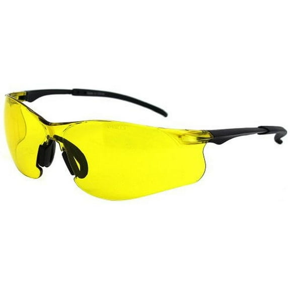Safety Vu Rimless Safety Glasses with Yellow Lens.