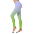 thumbnail image 1 of B91xZ Women's High Rise Ankle Knit Leggings Butt Lift Tummy Control Booty Workout Leggings,Green L, 1 of 4