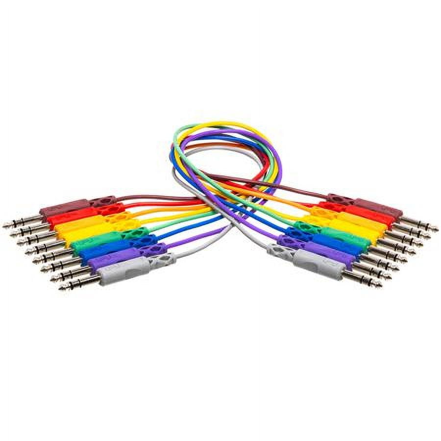 CSS800 TRS Patch Cables (Pack of 8) (1 ft)