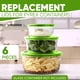 thumbnail image 2 of Tapas de repuesto para recipientes Pyrex de 2/4/7 tazas (verdes) (6 unidades), 2 of 6
