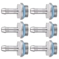 thumbnail image 1 of Pomya 6 PCS Two-Touch Fitting G1/4 Thread Barb Connector With Silicone Ring For PC Water Cooling Tube, 1 of 8