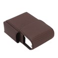 thumbnail image 4 of 20 Piezas Caja de Cigarrillos de Cuero de Pu Titular de la Tarjeta de Visita Pitillera de Acero inoxidable Patrón de Cigarrillo de Pu Soporte Tejido Póster Patrón Tejido, 4 of 7